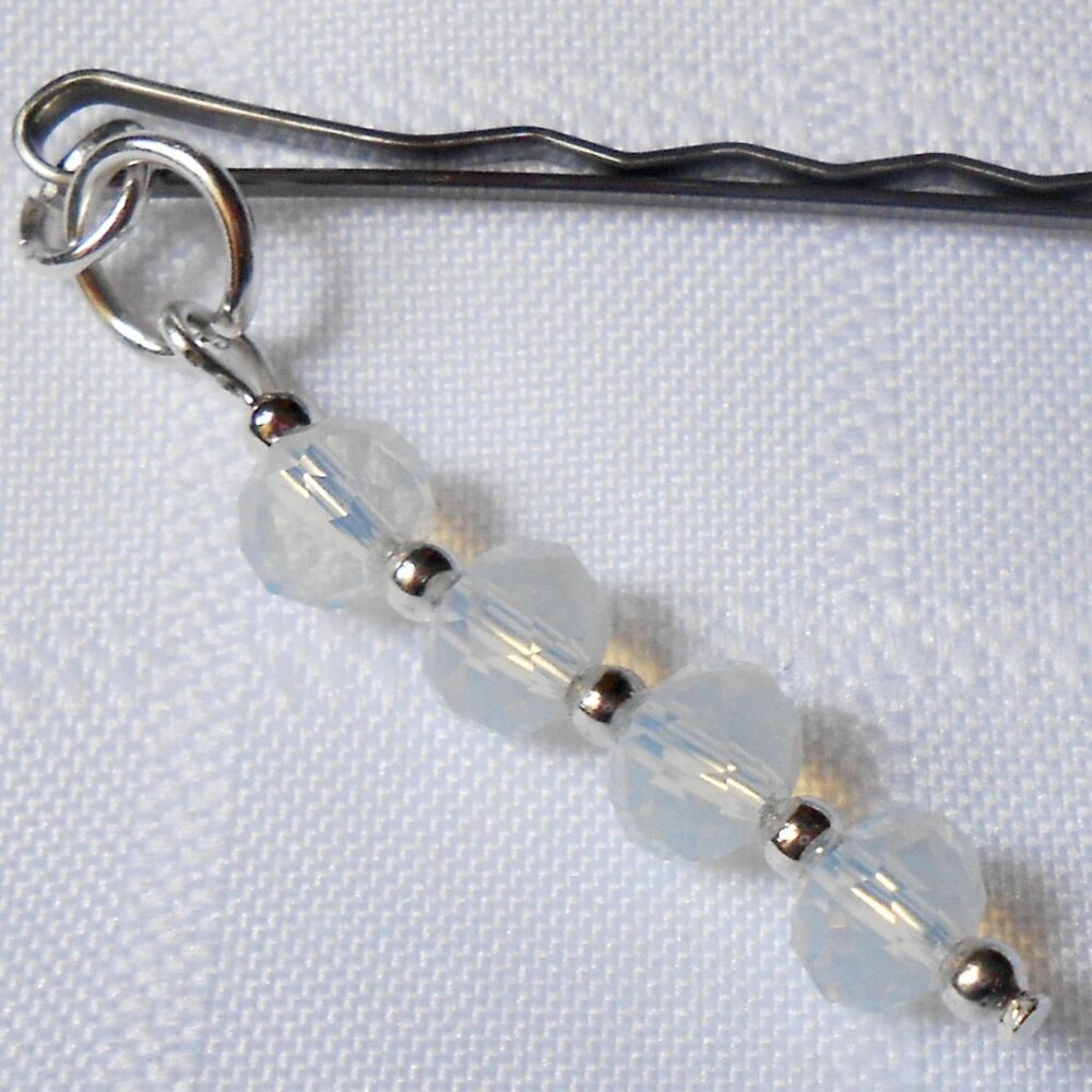 No102. Beads on interchangeable rings for hairpins or elastic bands X3 -handmade